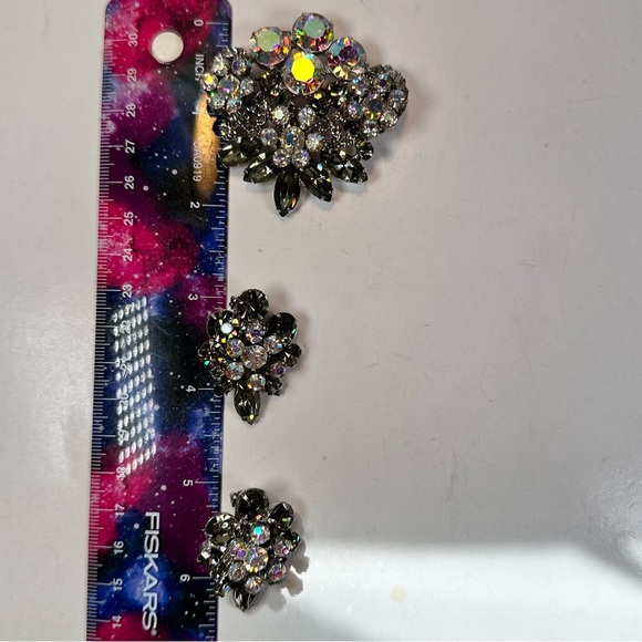 VERIFIED Vintage Juliana D&E brooch & earring set - Picture 10 of 12